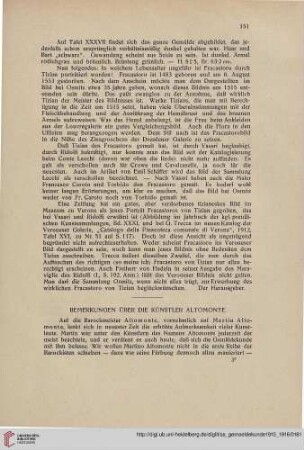 2: Bemerkungen über die Künstler der Altomonte