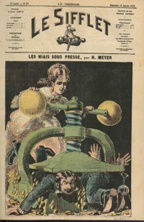Bildunterschrift: Les niais sous presse