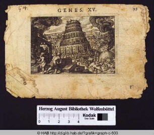 Der Turmbau zu Babel (Genes. XV.)
