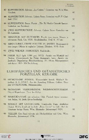 Europäisches und Ostasiatische Porzellan, Keramik (Nr. 95-146)