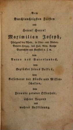 Argus : eine Zeitschrift für Franken und die angrenzenden Länder, 1. 1803, 1