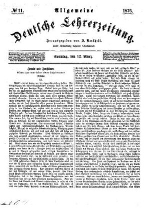 Ideale und Irrthümer. Bilder aus dem Leben eines Schulmannes