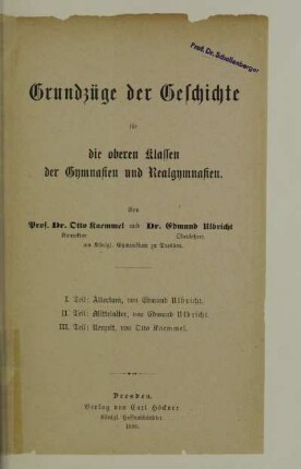 Teil 3: Grundzüge der neueren Geschichte