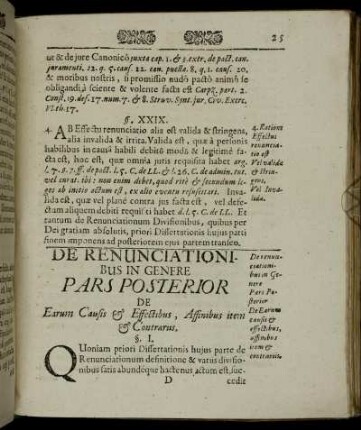 Pars Posterior De Earum Causis & Effectibus, Affinibus item & Contrariis.
