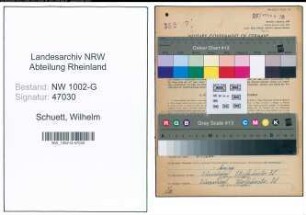 Entnazifizierung Wilhelm Schuett, geb. 21.01.1889 (Friseur)