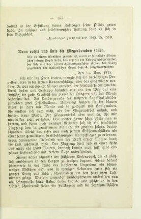 Wenn rechts und links die Fliegerbomben fallen