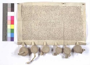 Michael von Dürrmenz verkauft sein Einkommen und Gerechtsame in Enzberg und Niefern an Friedrich von Enzberg.