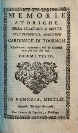 Memorie storiche, 3