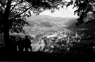 Obertsrot: Vom Schloss Eberstein auf das Murgtal mit Obertsrot