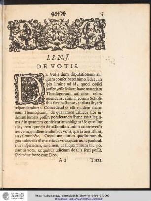 I.S.N.[F]. DE VOTIS.