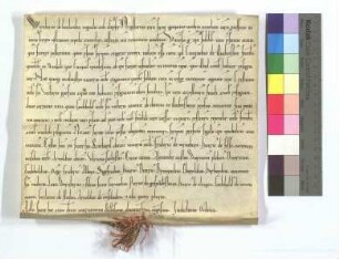 Werner von Bolanden ("Wernherus von Bonlanden"), Reichstruchseß ("imperialis aule dapifer"), beurkundet dasselbe (wie U / 1220 / I). S.: Aussteller. Zeugen und Datum wie U / 1220 / I. (Schreibabweichungen: "Selse", "Geispudesheim").