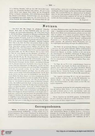 Correspondenzen