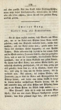 Zweiter Gang. Worble's Gang oder Nachtabenteuer
