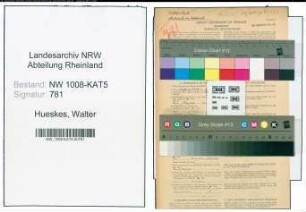 Entnazifizierung Walter Hueskes , geb. 18.03.1902 (Haendler)