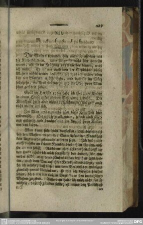 XII. Masern