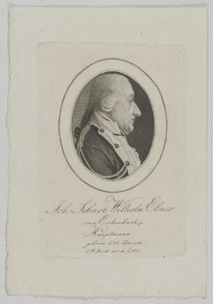 Bildnis des Joh. Sebast. Wilhelm Ebner von Eschenbach