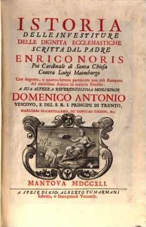 Istoria Delle Investiture Delle Dignità Ecclesiastiche