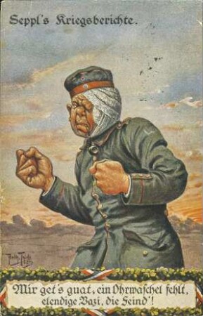 Seppl's Kriegsberichte – Mir get's guat; ein Ohrwaschel fehlt […]