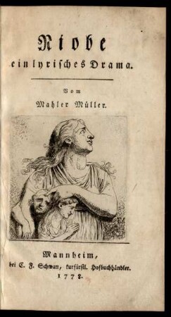 Niobe : ein lyrisches Drama