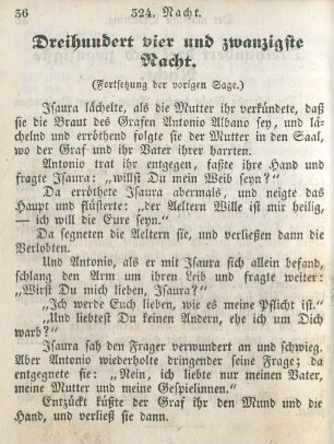 Dreihundert vier und zwanzigste Nacht