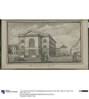 Werder. Das Münzgebäude erbauet im Jahr 1800.
