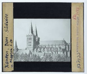 Xanten, St. Viktor : Außenansicht, Fernsicht v. SO