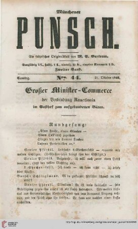 Nro. 44 (21. Oktober 1849)