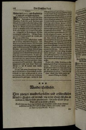 Wunder-Geschichte.