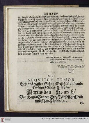 Sequitur Tenor