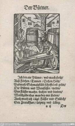 Der Bütner.