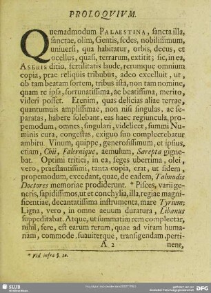 Proloquium