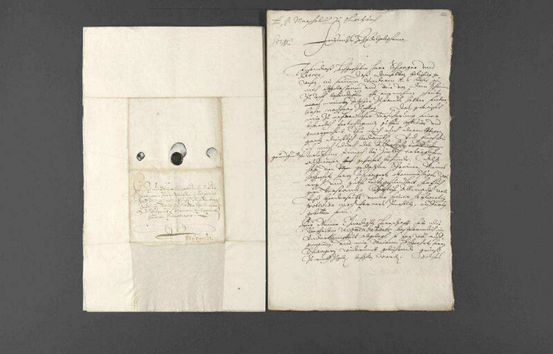 Gesuch des Hans Georg Hofer von Lobenstein im Auftrag Markgraf Albrechts II. von Brandenburg-Ansbach an den württembergischen Oberstallmeister von Münchingen um 25 Fasanen, die jedoch nicht vor einer Monatsfrist zu haben sind.