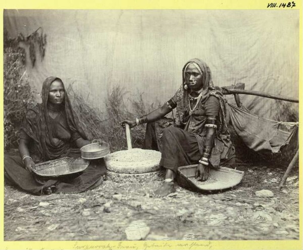 Surgurrah women, grinding grain