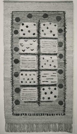 Fußteppich "Beete und Bäume" von Alen Müller-Hellwig