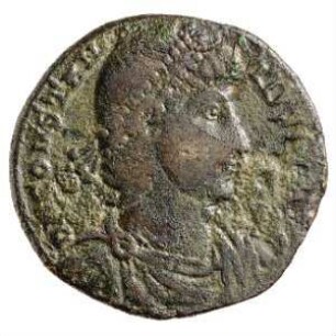 Münze, Aes 2, 350 - 355 n. Chr.