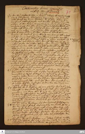 Tagebuch von Martin Christoph Kaiser.