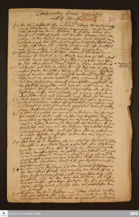 Tagebuch von Martin Christoph Kaiser.
