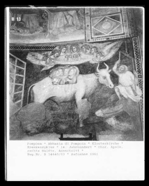 Wandbildzyklus — Martyrium des heiligen Eustachius und seiner Familie