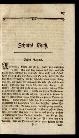 Zehntes Buch
