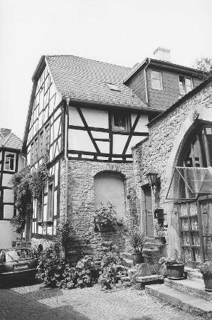 Wohnhaus, Fachwerk; Gelnhausen, Untere Haitzer Gasse 16