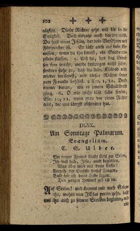 DLXX. Am Sonntage Palmarum. Evangelium.