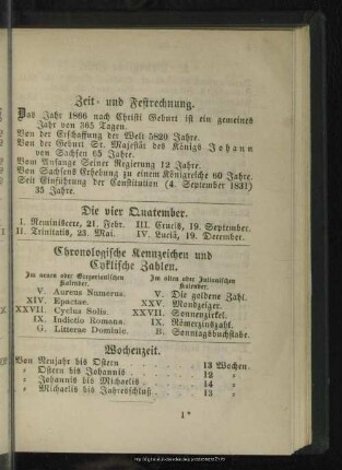 Zeit- und Festrechnung