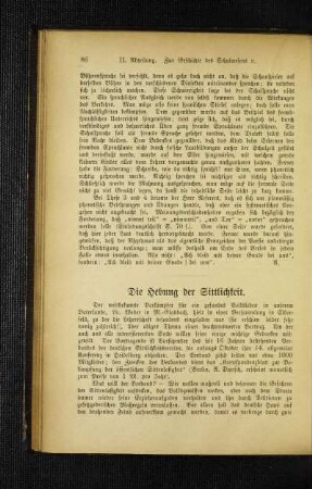 ¬Die¬ Hebung der Sittlichkeit