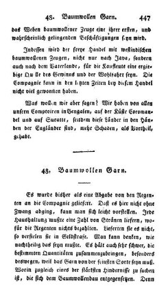 48. Baumwollen Garn