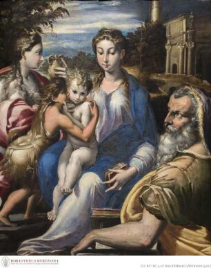 Heilige Familie mit Johannesknaben und Maria Magdalena