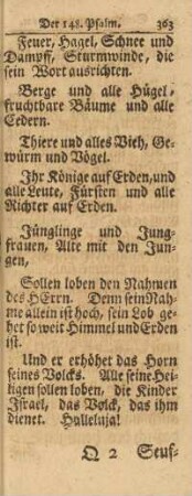 Seufzer, wenn man aus der Kirche gehet