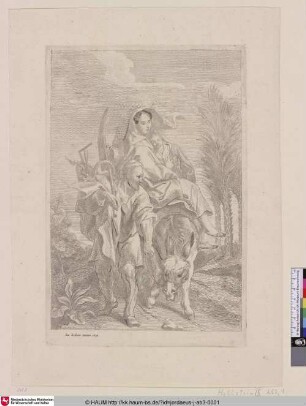 [Die Flucht nach Ägypten; The flight into Egypt]