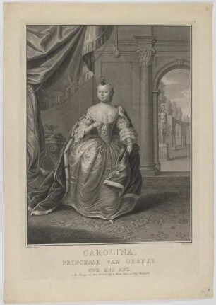 Bildnis der Carolina van Oranje