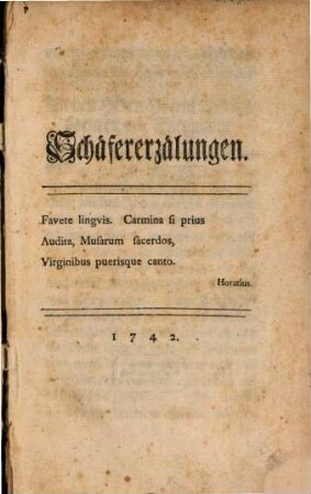 Schäfererzälungen