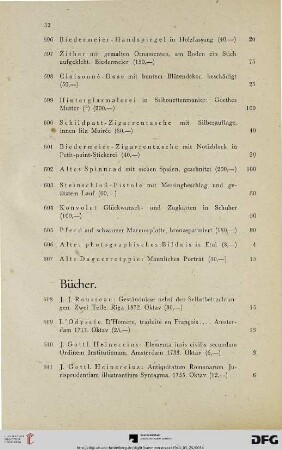 Bücher (Nr. 608-613)